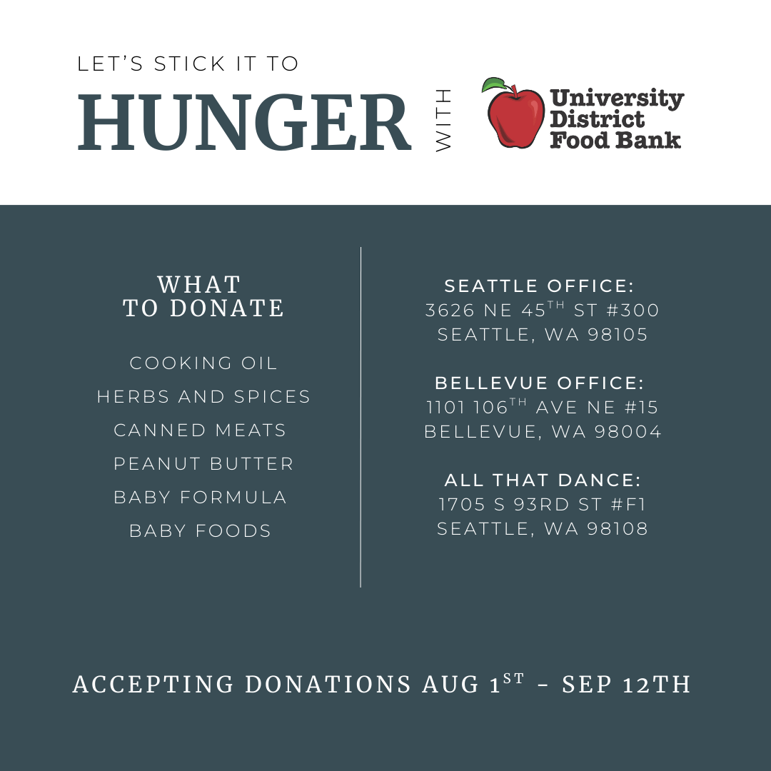 Real Residential Food Drive Donation